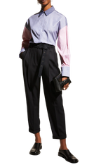 Finn Belted Straight-leg Trousers