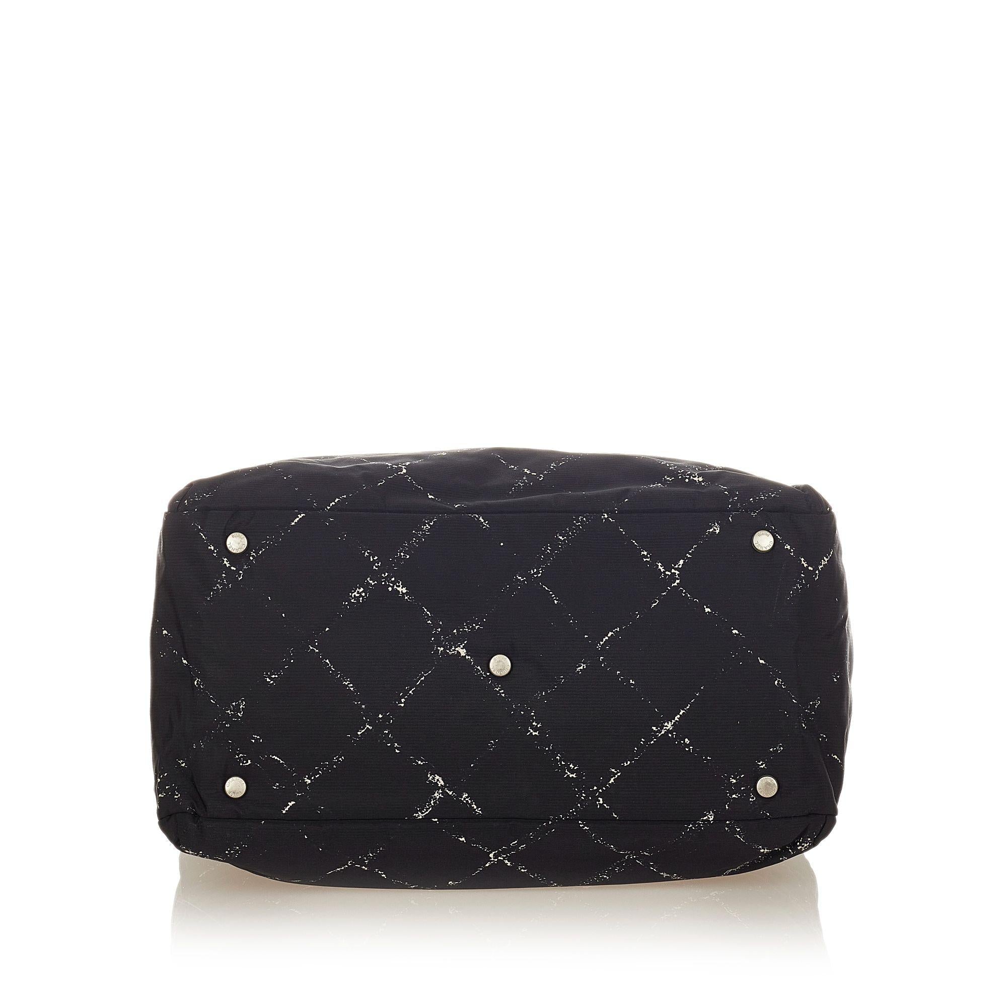 Chanel Old Travel Line Nylon Handbag