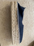 Manebi Blue Canvas Espadrilles