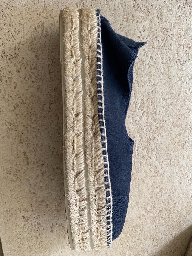 Manebi Blue Canvas Espadrilles