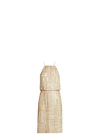 Samala beaded silk-chiffon dress