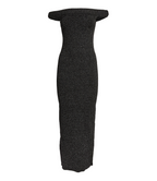 Toteme Off-Shoulder Knit Maxi Dress