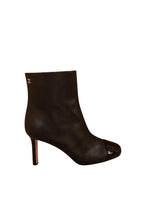 Chanel Black Leather Ankle Boots