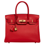 Hermès Birkin 30 Epsom Rouge De Coeur Gold-Tone Hardware