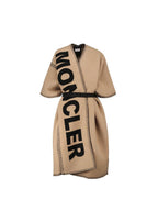 Moncler Beige Wool Blend Mantella Poncho