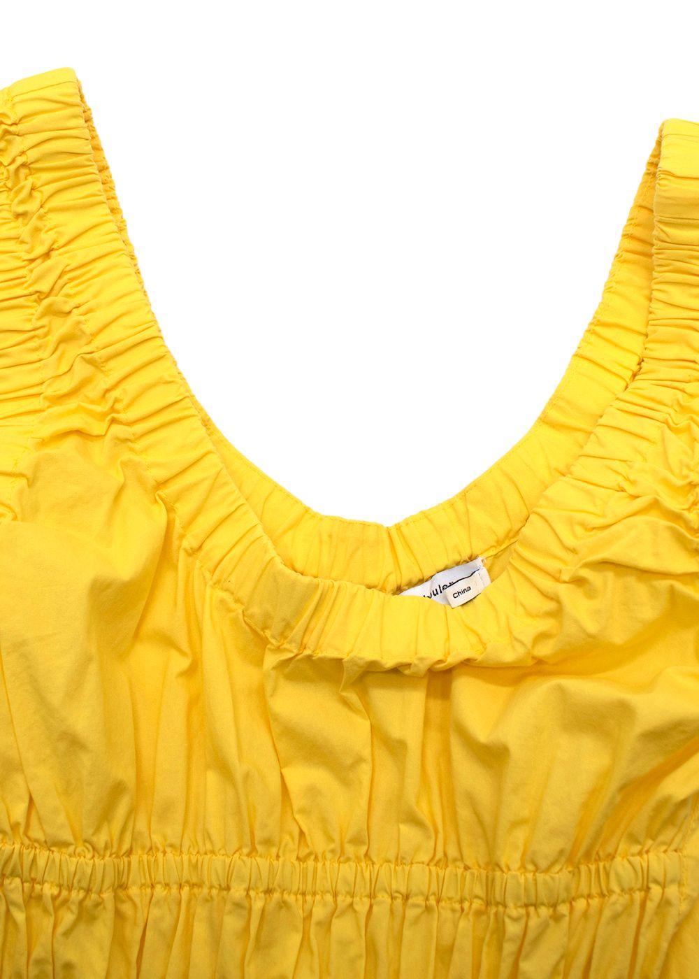 Proenza Shouler Sunshine Yellow Midi Dress