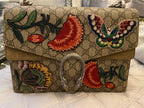 GG Supreme Embroidered Medium Dionysus Shoulder Bag
