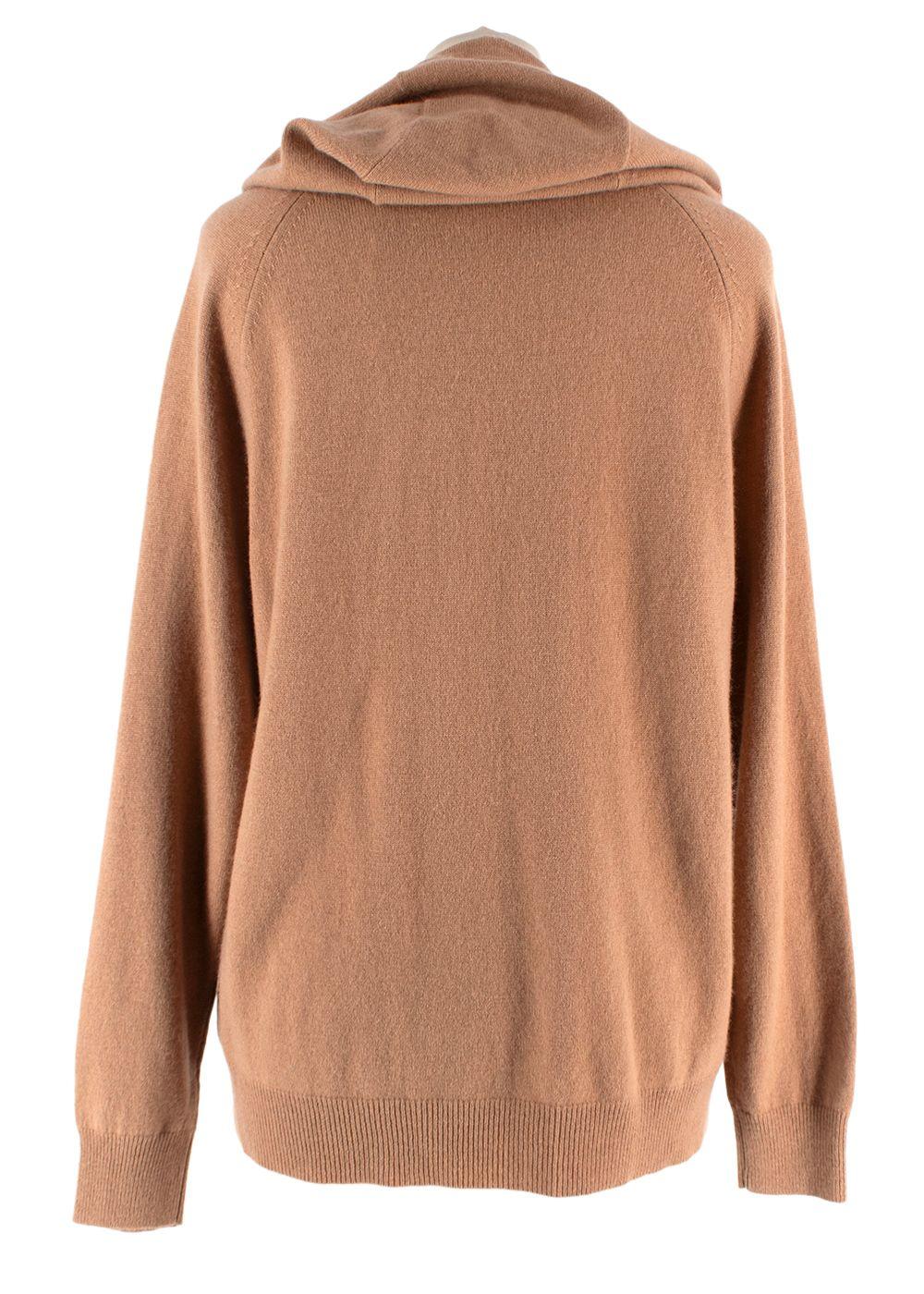 MaxMara Camel Wool Blend Hoodie