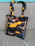 Rockstud Triangle Foldable Panel Tote Bag