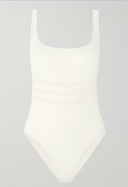 Eres The Vogue Glory Grosgrain-Trimmed Jacquard Swimsuit