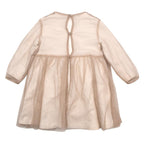 Il Gufo Girls Layered Mesh Glitter Ruffled Dress