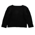 Bonpoint Dark Grey Knitted Cotton Cardigan