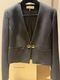 Pucci Black Virgin Wool Crepe Jacket