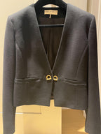 Pucci Black Virgin Wool Crepe Jacket