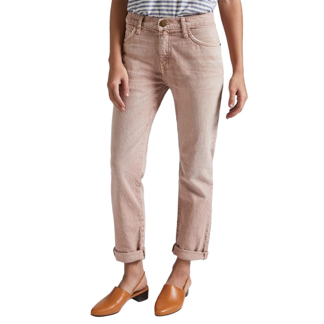 Current/Elliott Dusty Pink Boyfriend Jeans