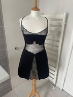 Giambattista Valli Lace Panelled Mini Dress