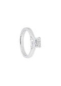 Bespoke Platinum Radiant Cut Diamond Ring