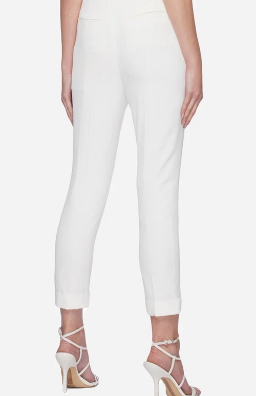 Alexander McQueen Crepe Tailored Crop Pants
