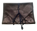 Ann Demeulemeester Black Leather Envelope Clutch Bag