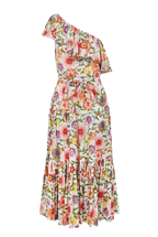 Borgo De Nor Petra Floral One Shoulder Dress