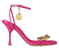 Bottega Veneta Pink Dot Heeled Sandals