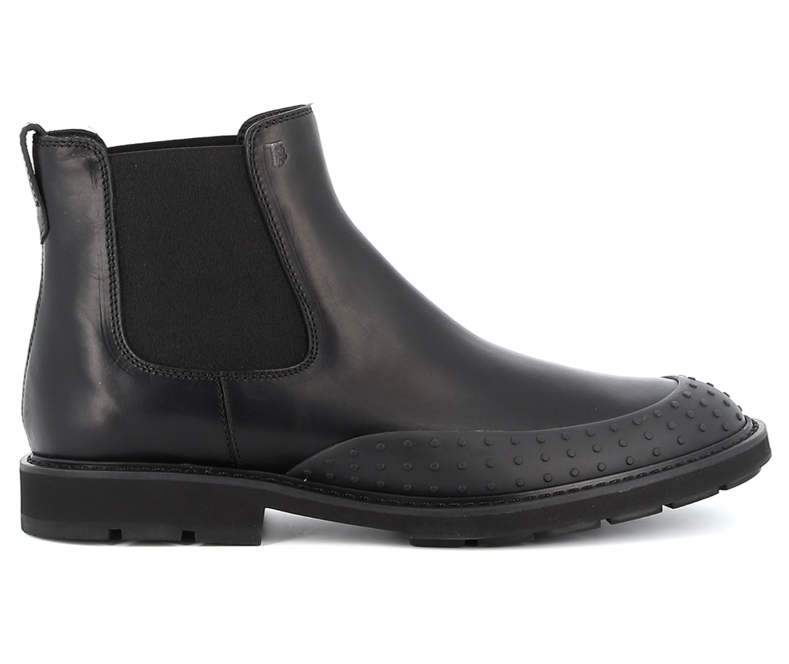 Gommini toe leather Chelsea boots