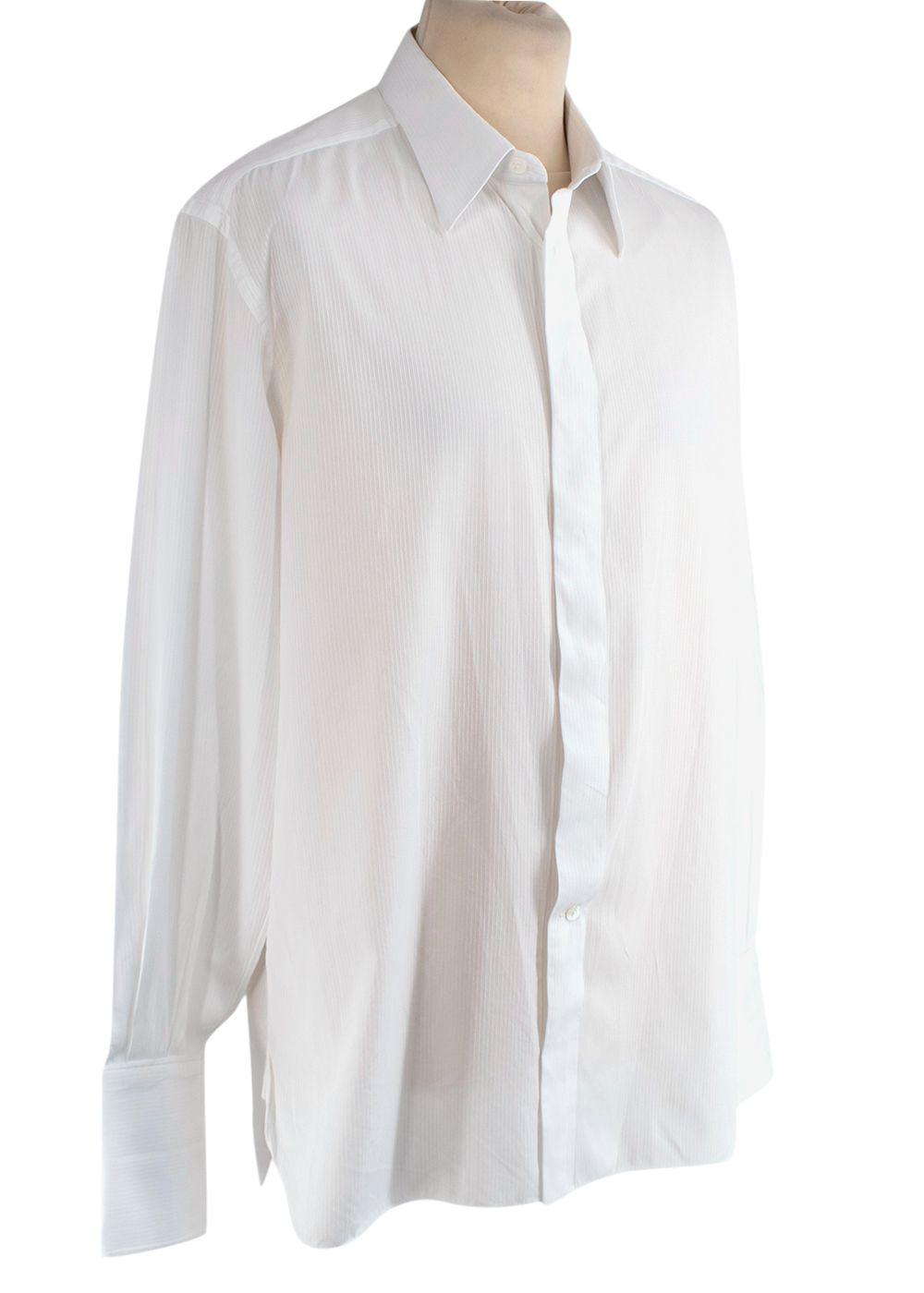 White Striped Shirt