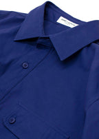 Saint Laurent Purple Cotton Overshirt