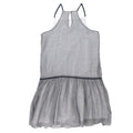 Jacadi blue and white striped girl's summer dress