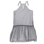 Jacadi blue and white striped girl's summer dress