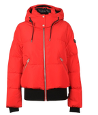Mackage Red Aubrie Hooded Shell Jacket