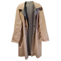 Lanvin Grey Check Tweed & Tan Reversible Mac