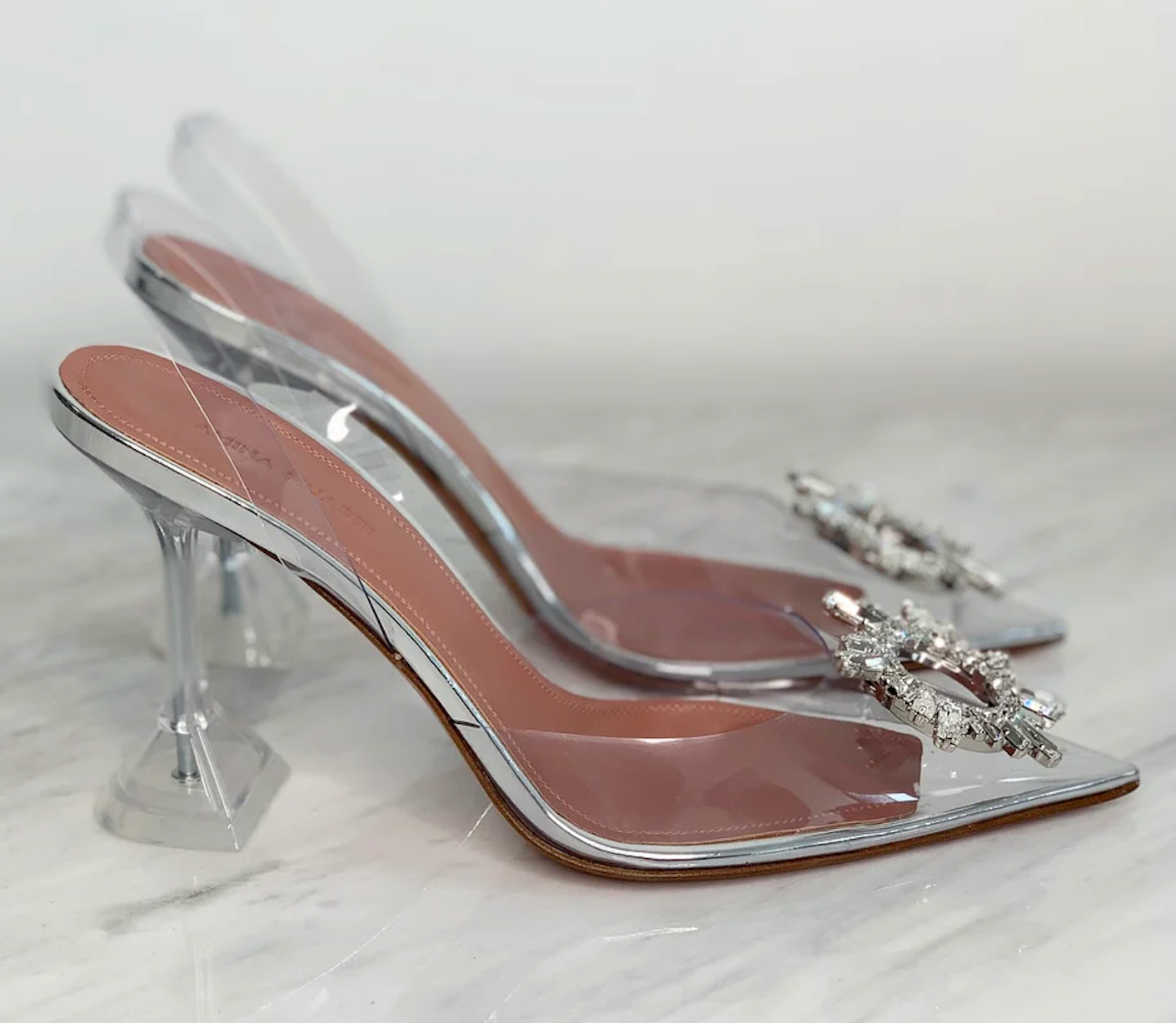Amina Muaddi Begum PVC Pumps