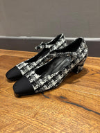 Chanel Tweed Mary Jane Heels