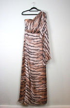 Malak ElEzzawy Couture Silk Tiger Dress