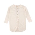 Kids 3-4Y Undyed Waffle Cotton Shirt Dress