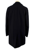 Ermenegildo Zegna Navy Longline Wool Coat