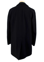 Ermenegildo Zegna Navy Longline Wool Coat