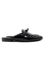 Hermes Noir Oz Mule