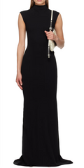 Jacquemus  La Robe Alba Crepe Gown