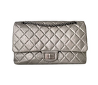 Vintage Silver Aged Leather 2.55 Reissue 227 Bag