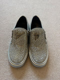 Crystal Embellished Mayzie Skater Sneakers