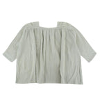 Caramel Faded Mint Green Blouse