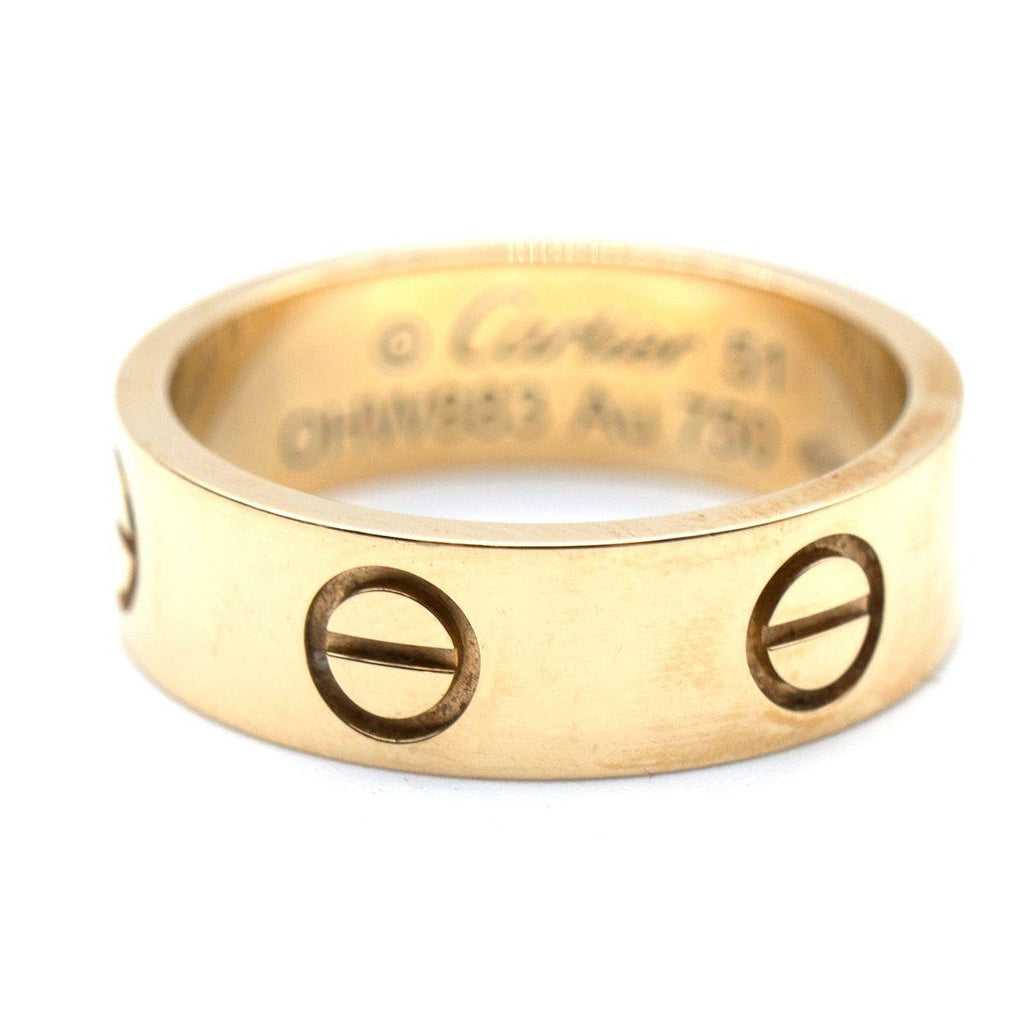 Cartier Yellow Gold LOVE Ring 51 With Box