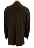 Franck Namani Dark Brown Suede Tailored Jacket