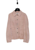 Runway Blush Embroidered Denim Jacket