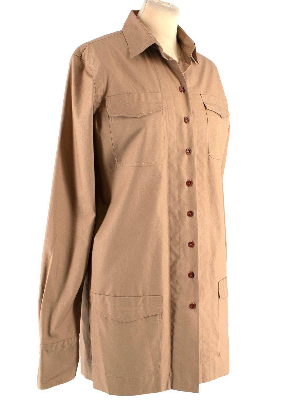 Tan Buttoned Shirt
