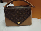 Louis Vuitton Sesame Monogram Canvas and Leather Double V Bag