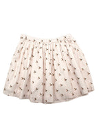 Kids 8Y Bird Print Cotton Blend Skirt