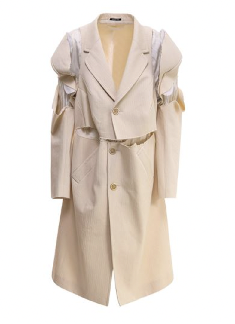 Maison Martin Margiela Deconstructed Cotton Trench Coat